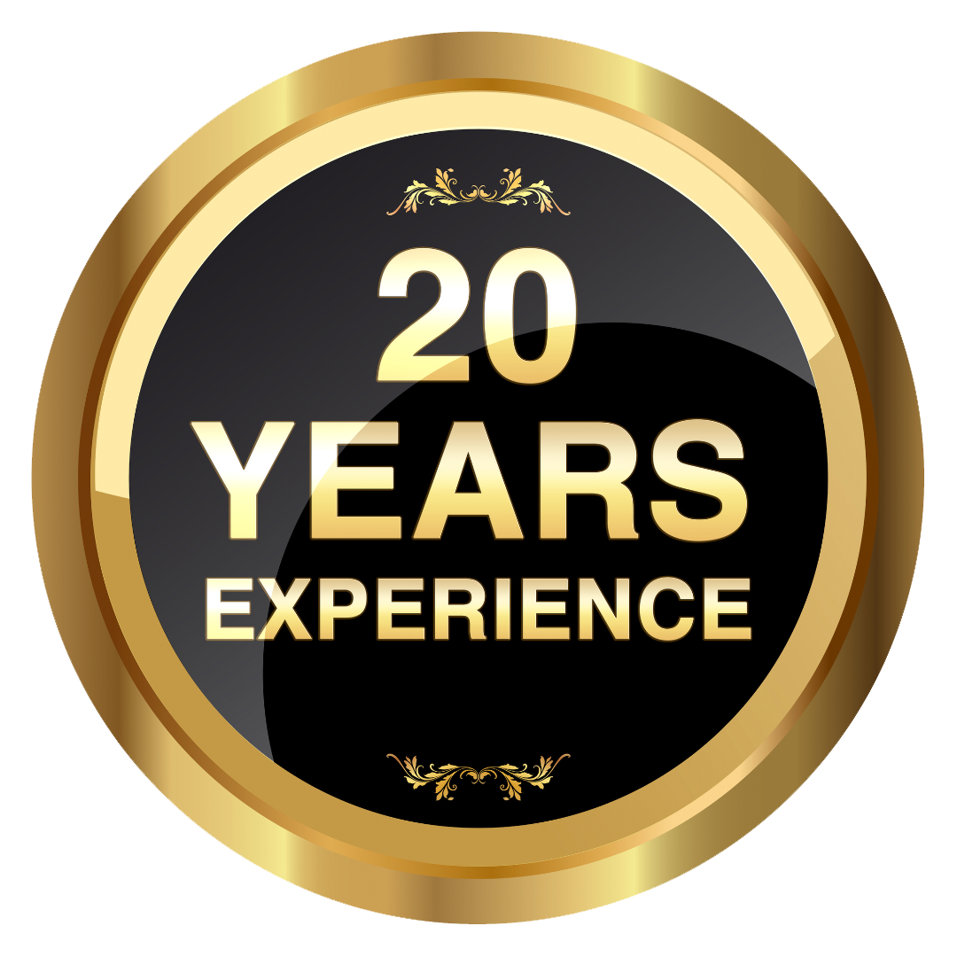 20 YEARS EXPERIENCE